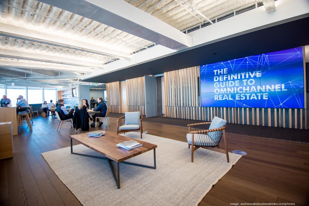 Open commercial office built over a raised access floor system